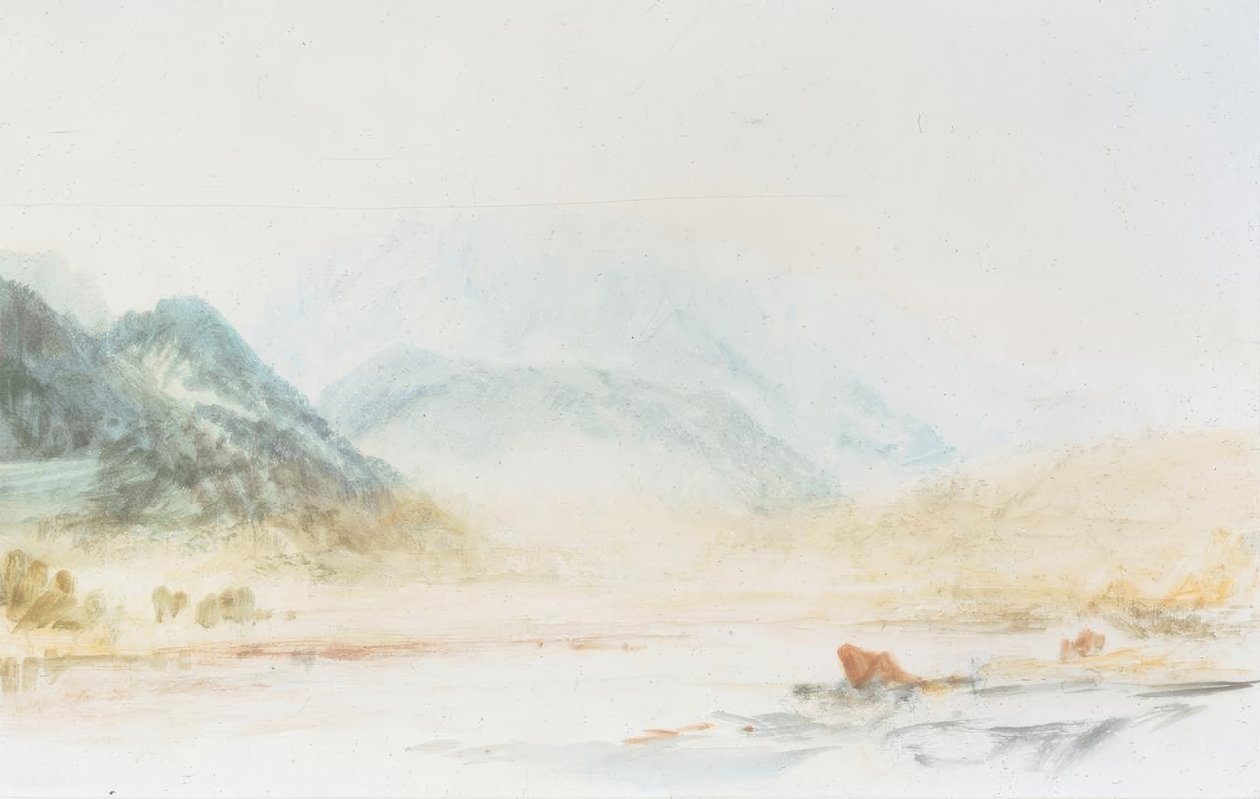 Rosenlaui yakınlarından Wetterhorn by Joseph Mallord William Turner