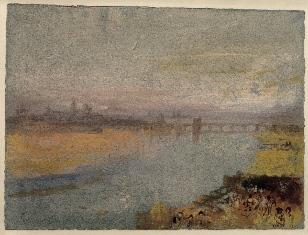 batıdan görülen Trier by Joseph Mallord William Turner