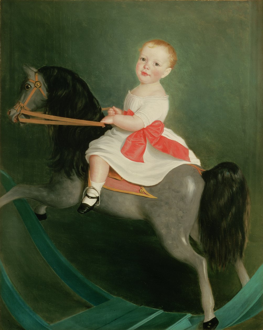 Sallanan At Üzerinde Usta James Watts by William Wallace Scott