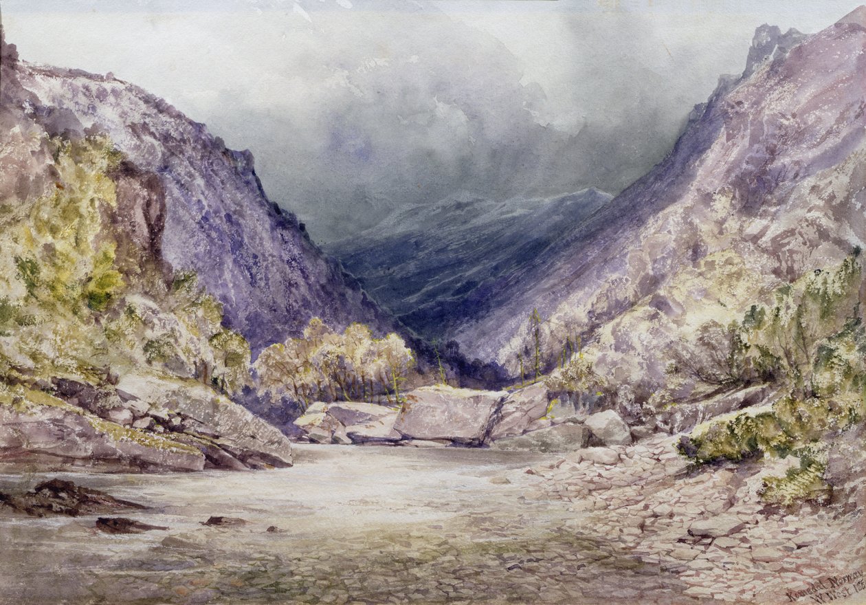 Romsdal, Norveç, 1850 by William West