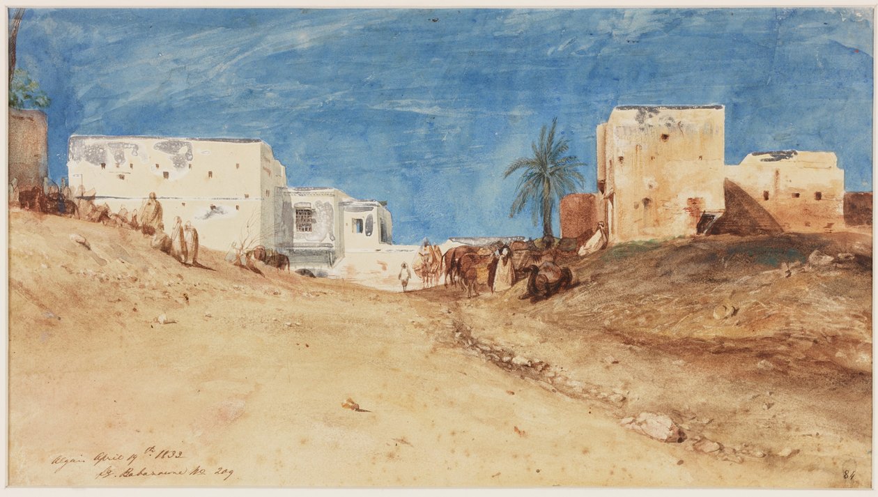 Cezayir (kağıt üzerine sulu boya) by William Wyld