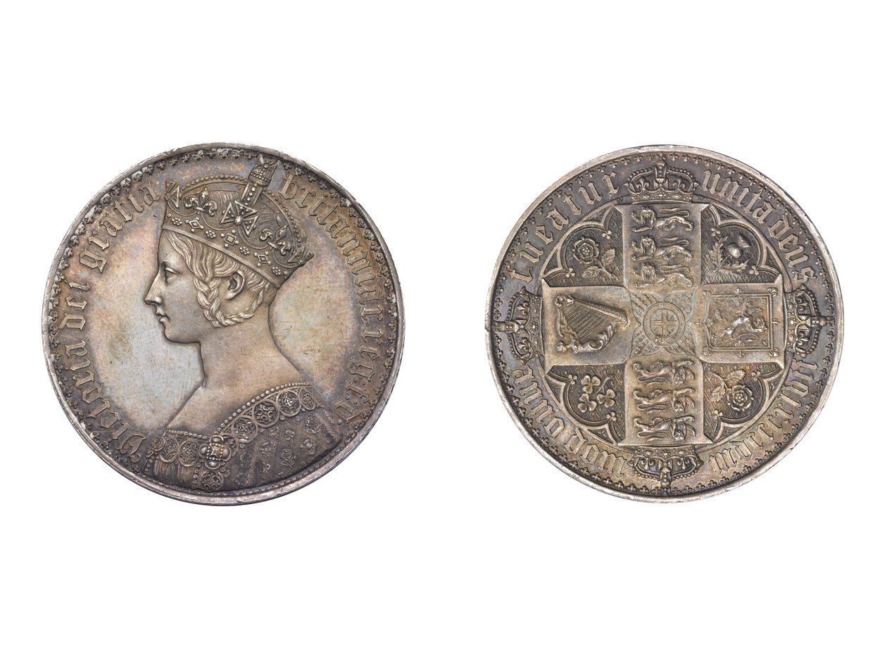Gotik Taç, 1847 (metal) by William Wyon