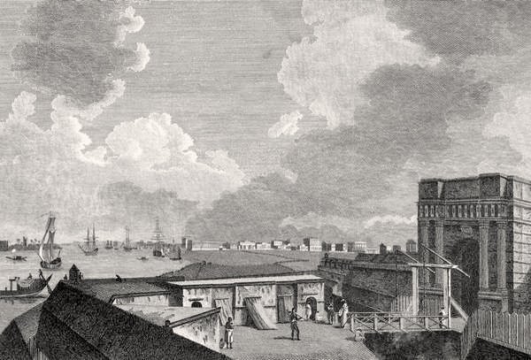 J. Eastgate tarafından oyulmuş, Fort William