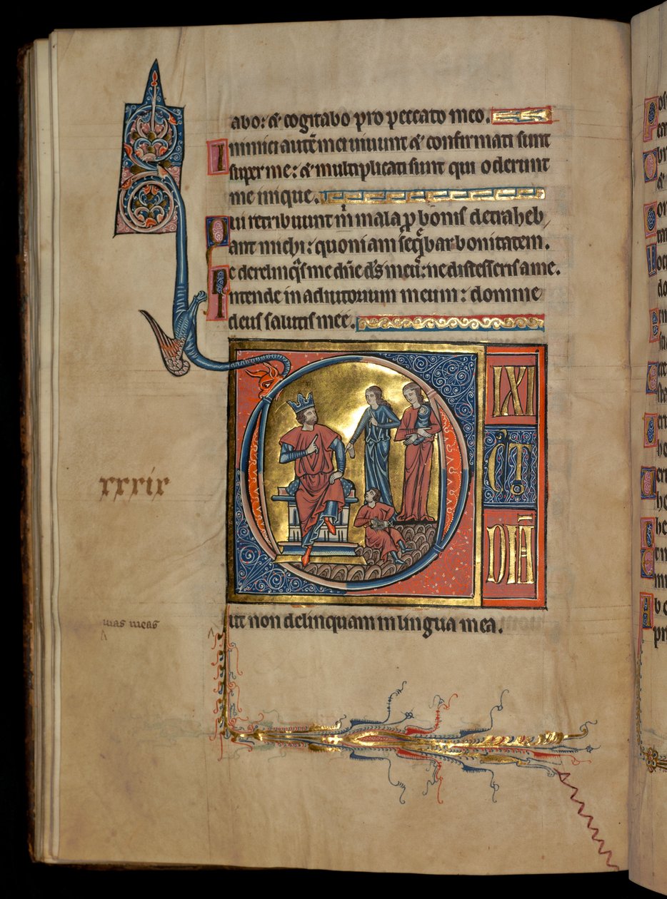 Ms 322 f.41v, Mezmur 38, ilk D, Süleyman