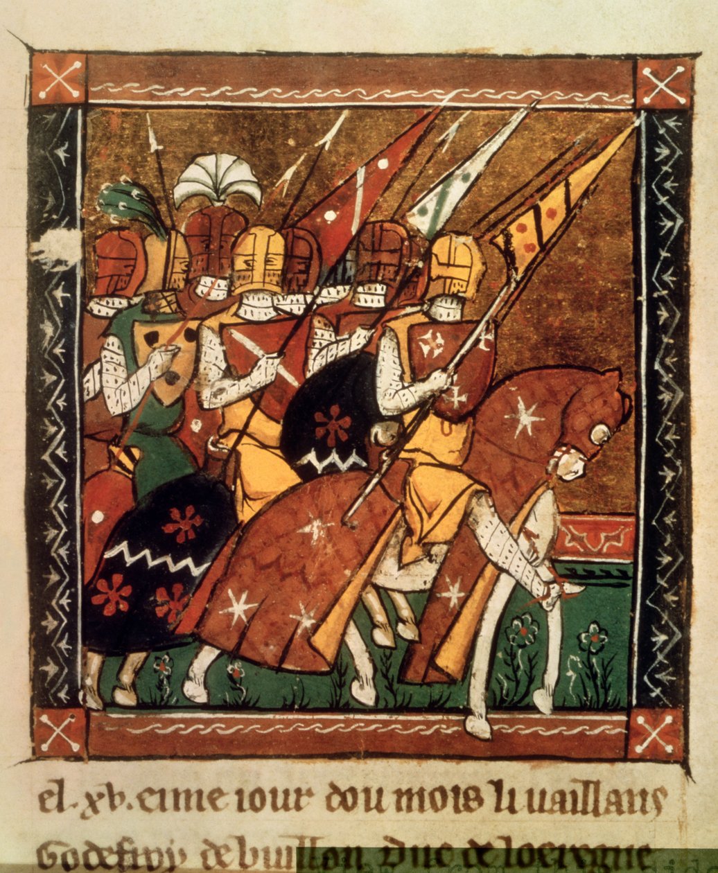 Fr 9084 f.20v: Birinci Haçlı Seferi için Hareket by William of Tyre