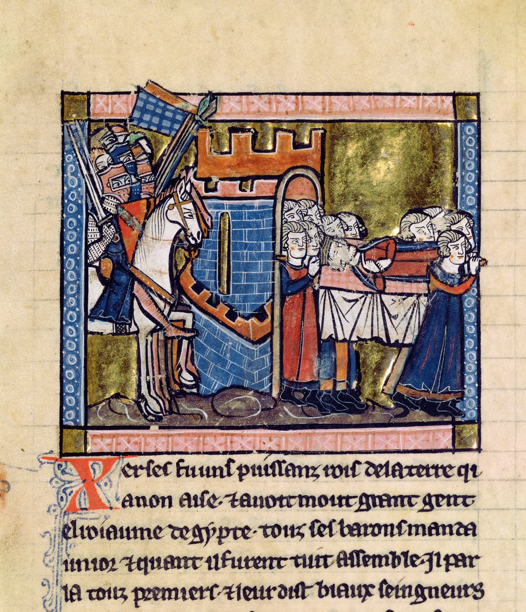 Fr.2630 f.102 Edessa vatandaşları, Estoire d