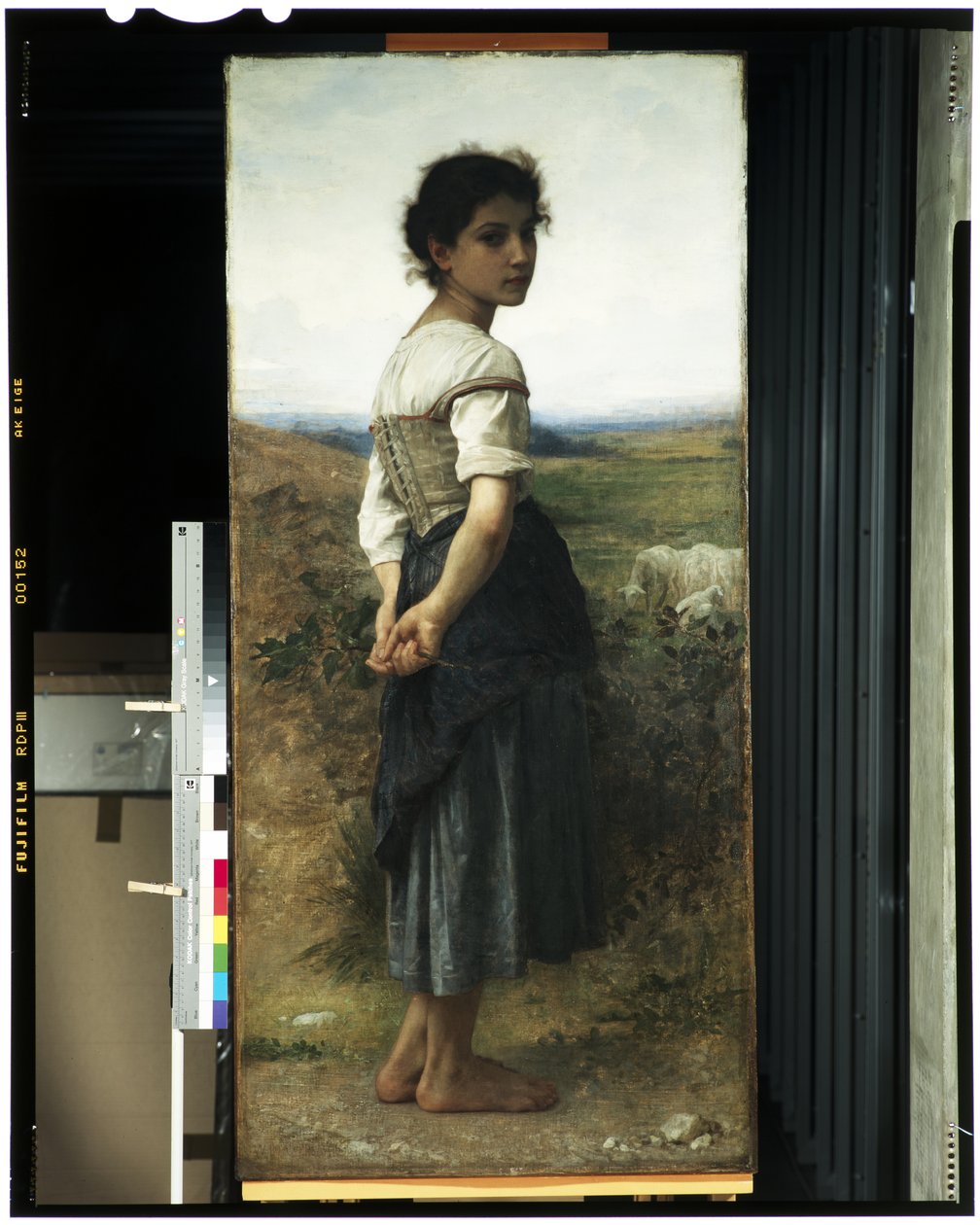 ಯಂಗ್ ಶೆಫರ್ಡೆಸ್, 1885 ಟರ್ಕ್ by William Adolphe Bouguereau