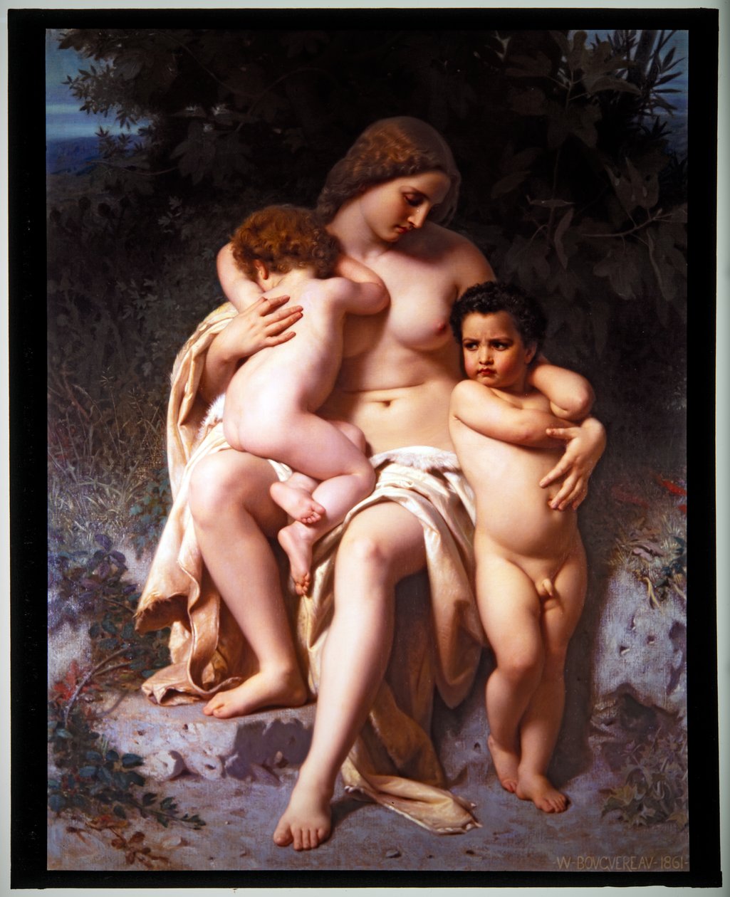 İlk Anlaşmazlık by William Adolphe Bouguereau