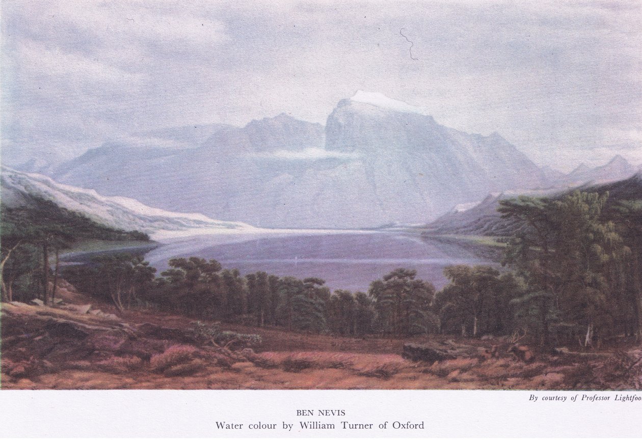 Collins tarafından yayınlanan British Adventure'dan Ben Nevis by Joseph Mallord William Turner