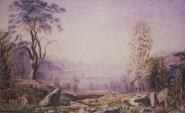 Loch Garry, Invernesshire, 1856 Sonbaharı by Joseph Mallord William Turner