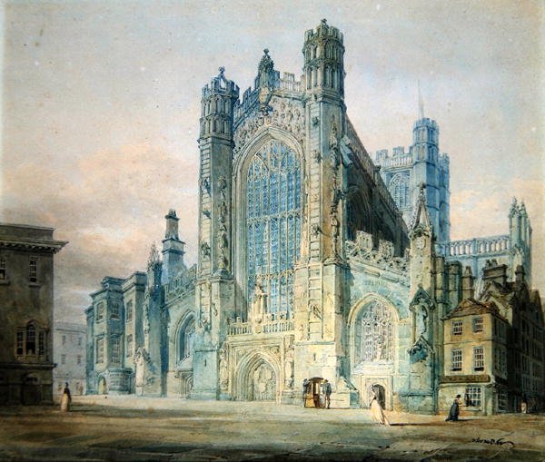 Bir Katedral Görünümü by Joseph Mallord William Turner