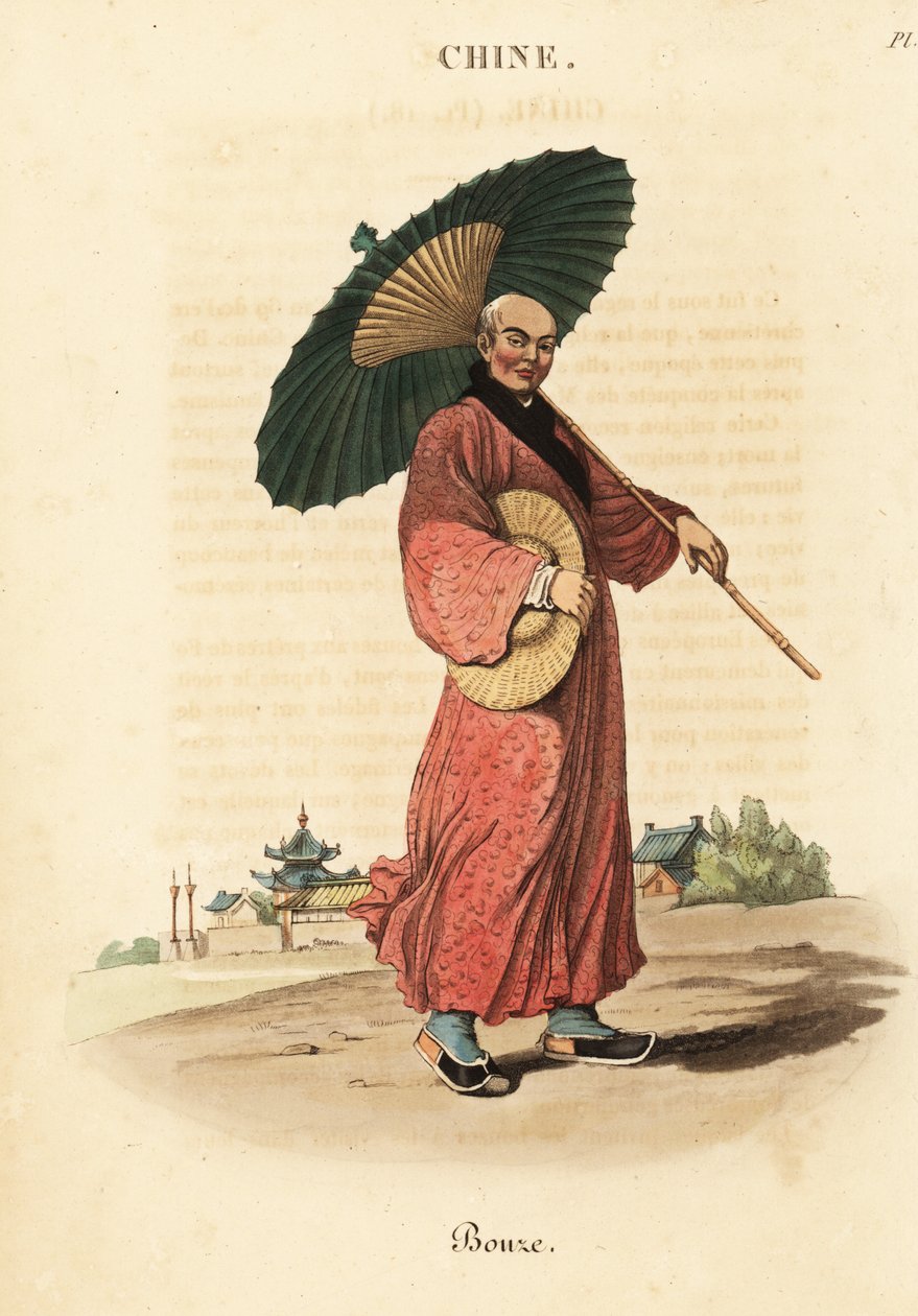 Bonze keşiş veya Fo rahip by William (after) Alexander