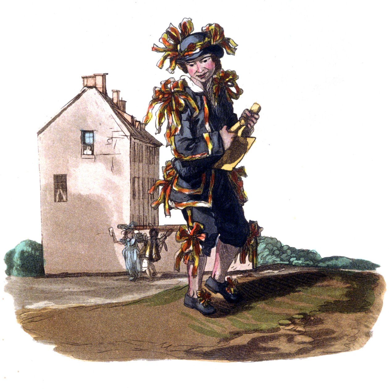 1 Mayıs elbiseli baca temizleyicisi çocuğu, 1820 dolayları (gravür) by William (after) Alexander