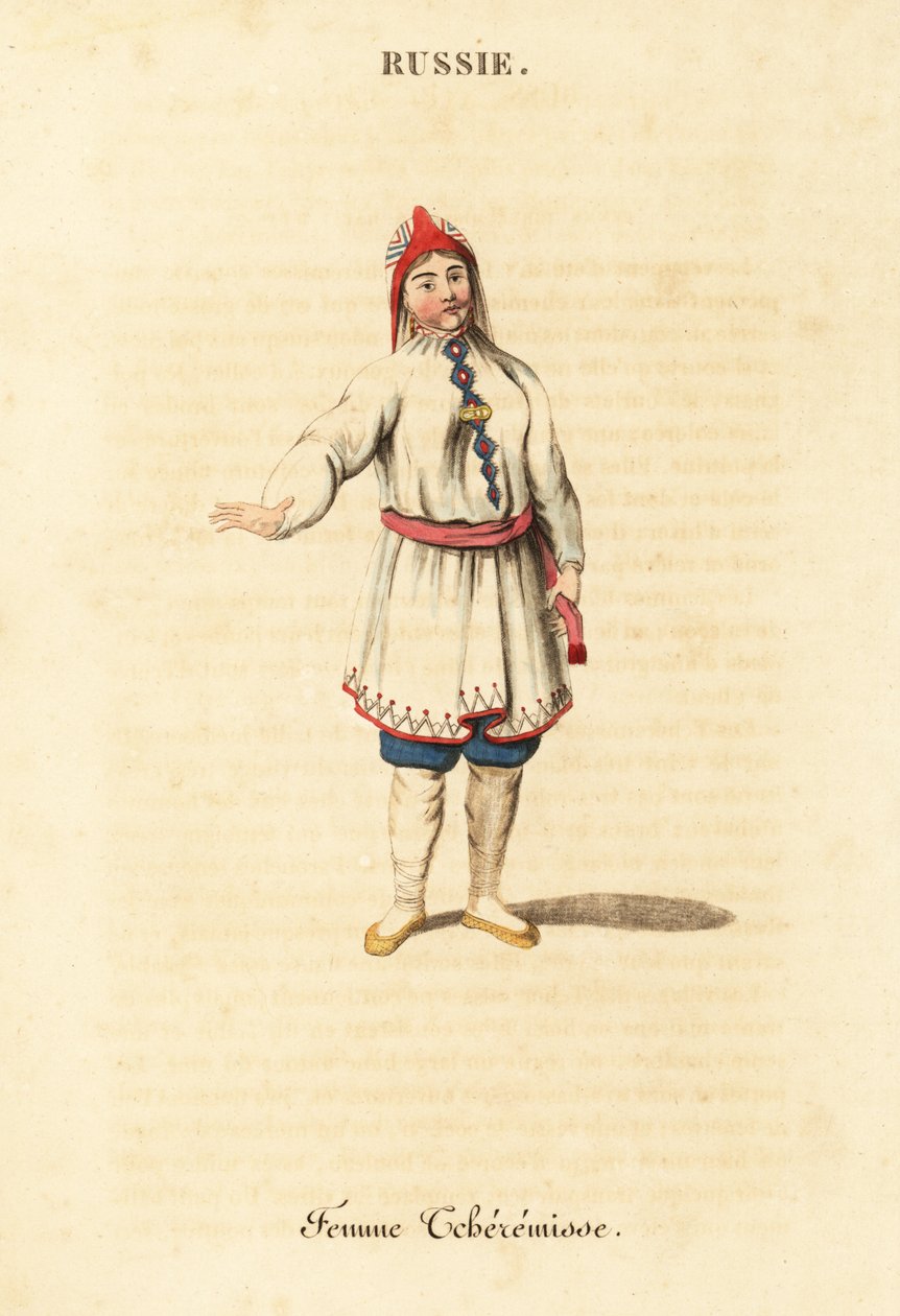 Mari kadınının yazlık elbisesi by William (after) Alexander