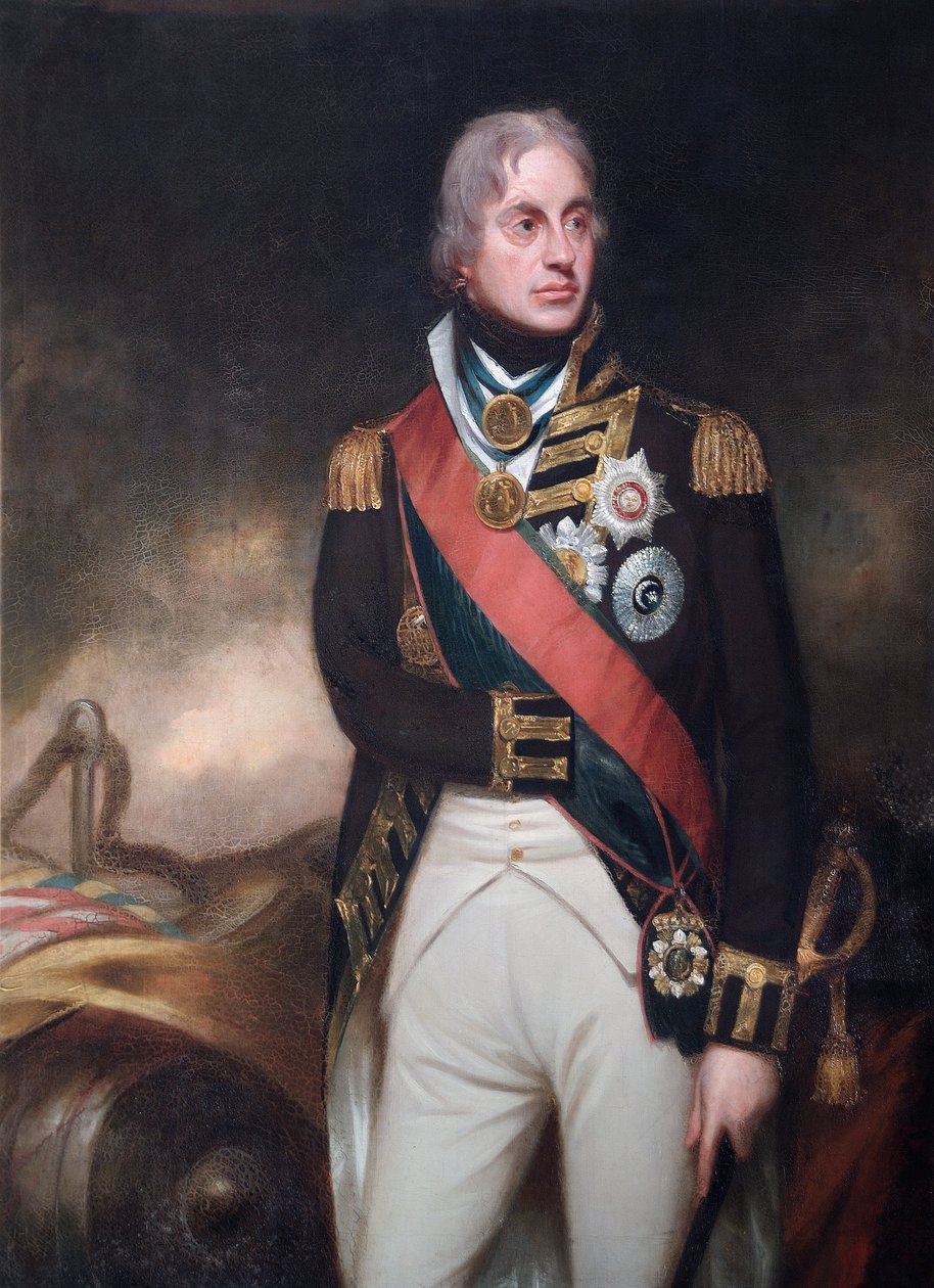 Horatio, Vikont Nelson, 1806 dolayları (tuval üzerine yağlıboya) by William (after) Beechey