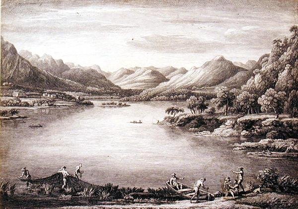 Chatelin ve Mason tarafından oyulmuş, Ullswater Başkanı