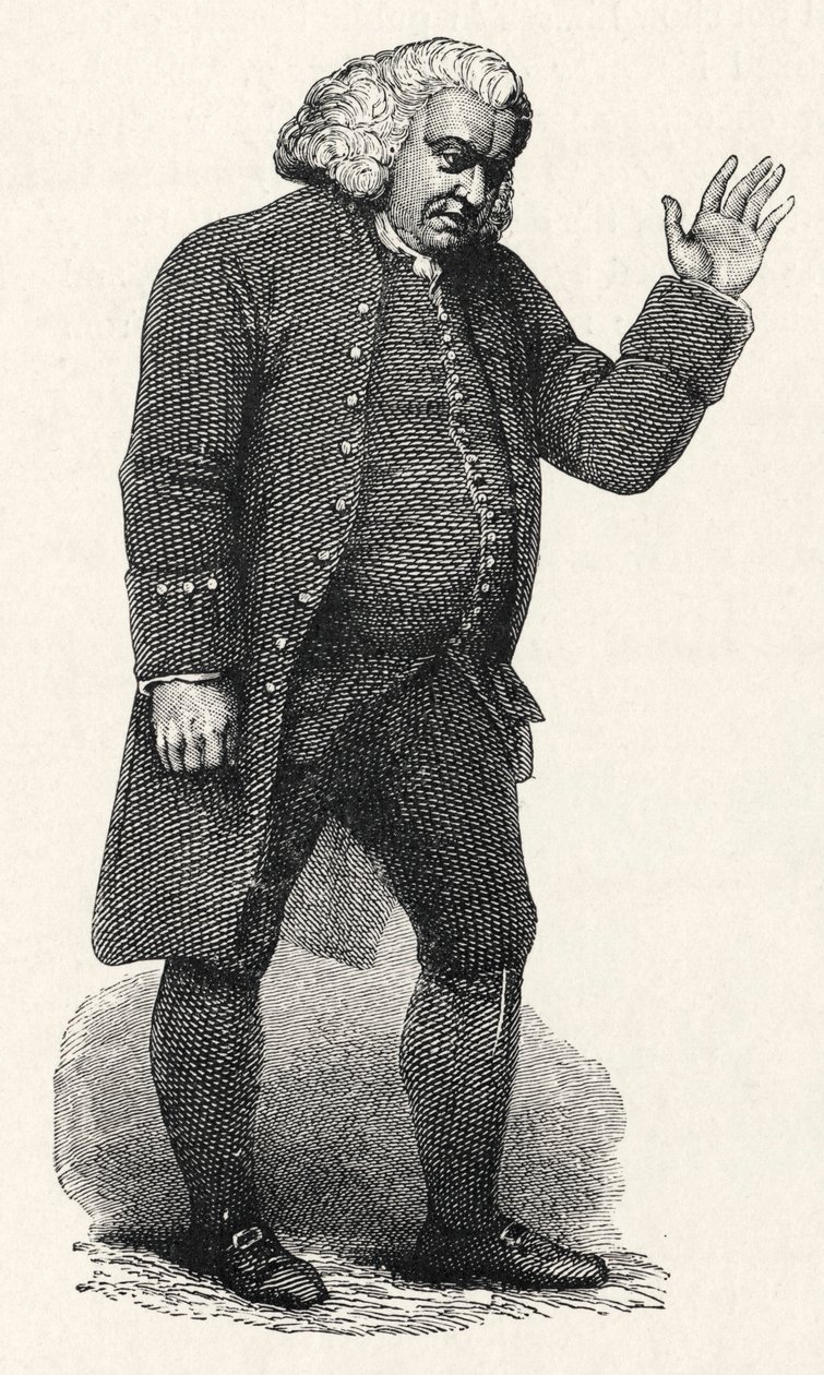 Samuel Johnson - İngilizce by William (after) Finden