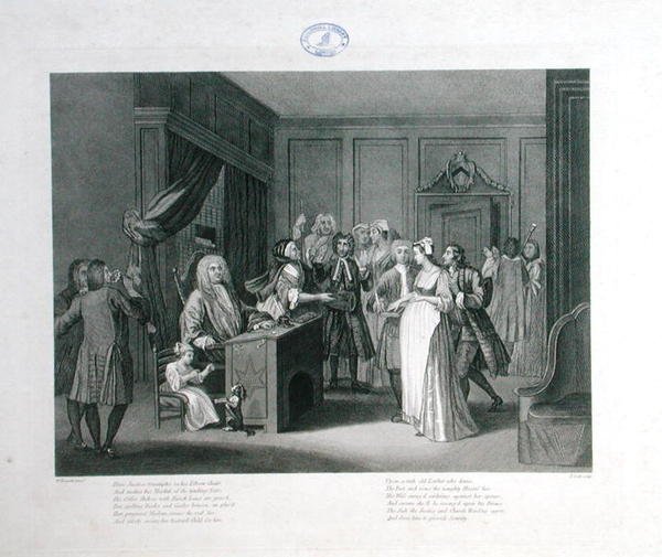 Adalet zaferleri, Thomas Cook (1744-1818) tarafından oyulmuş (gravür) by William (after) Hogarth