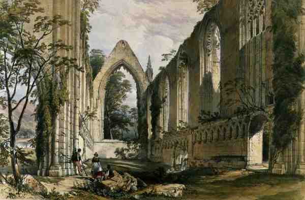 Bolton Manastırı, George Hawkins (1819-52) tarafından oyulmuş 