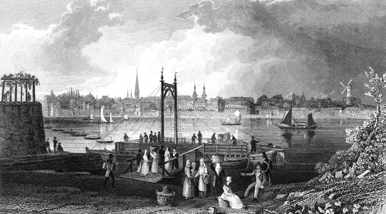 BONN, Almanya by William (after) Tombleson