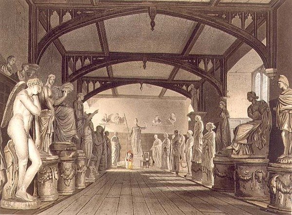 Heykel Galerisi, Frederick Christian Lewis (1779-1856) pub tarafından oyulmuş 