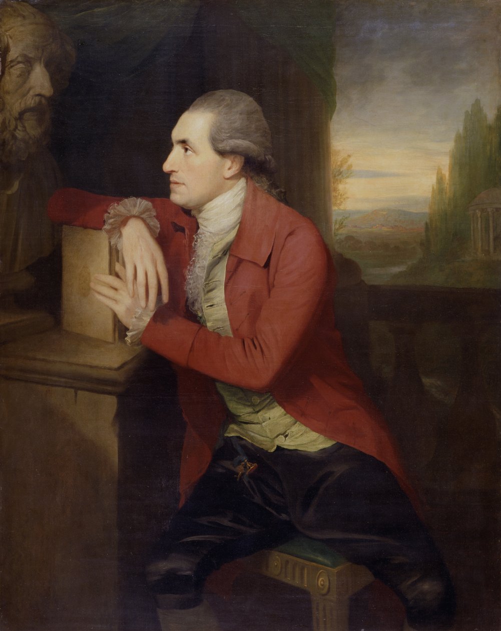 Richard Fenton (tuval üzerine yağlıboya) by William (attr. to) Beechey