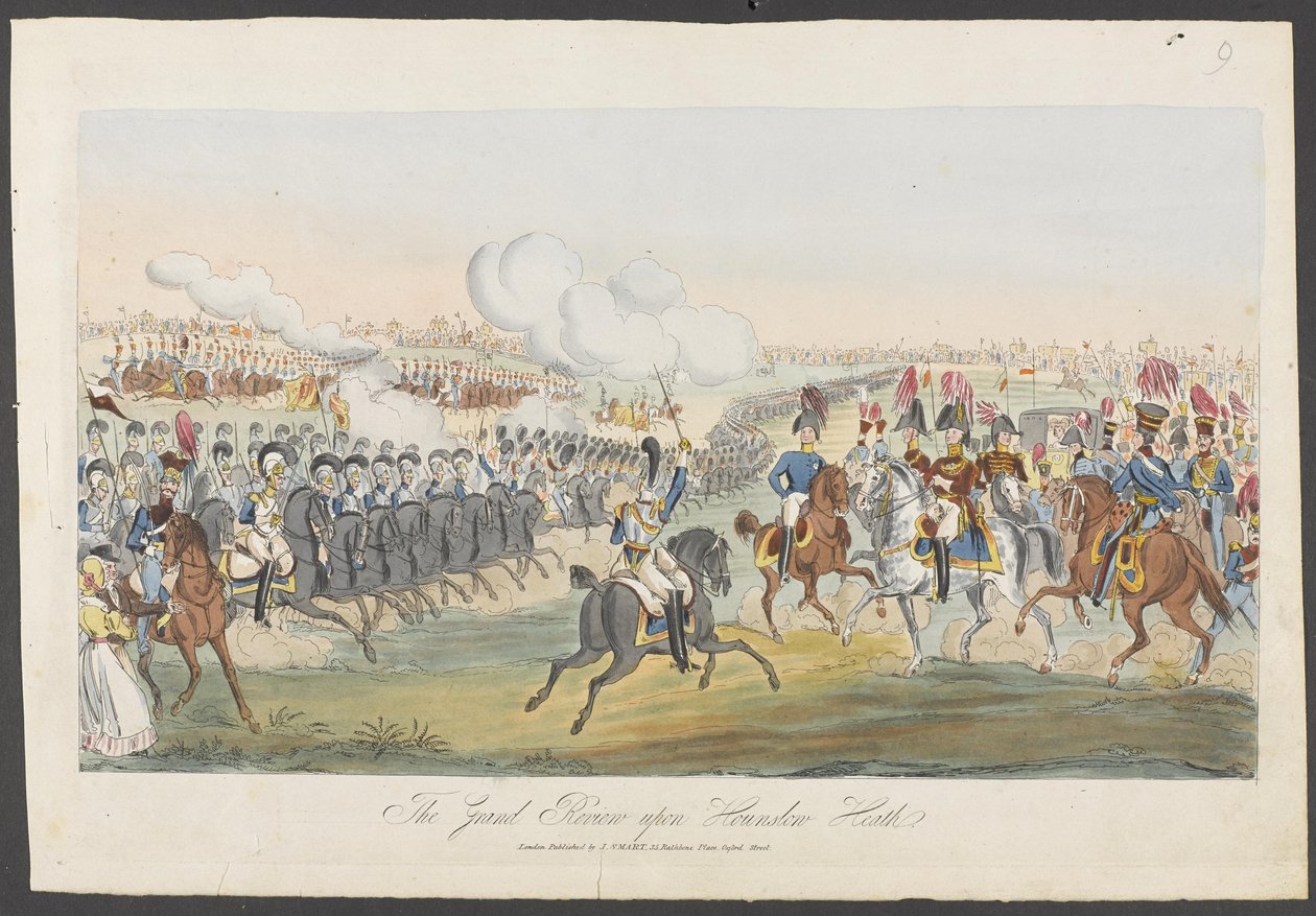 Hounslow Heath üzerine Büyük İnceleme by William (attr. to) Heath