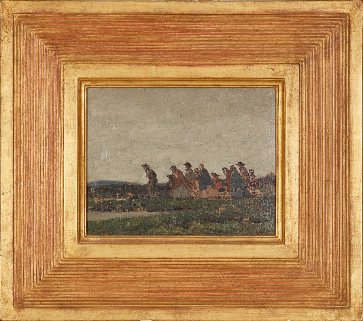 Bir Manzarayı Aşan Figürler (tuval üzerine yağlı boya) by William (circle of) Nicholson