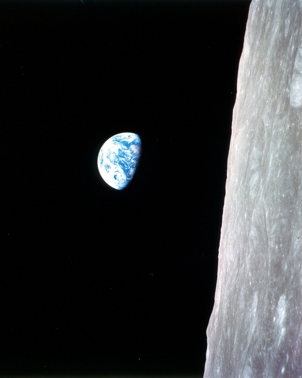 Earthrise - Apollo 8, 24 Aralık 1968. by William A Anders
