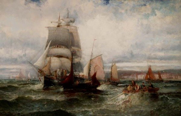 Güney Sahili Açıklarında by William A. Thornley or Thornbery