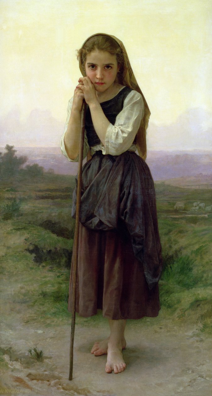 Küçük Bir Çoban, 1891 by William Adolphe Bouguereau