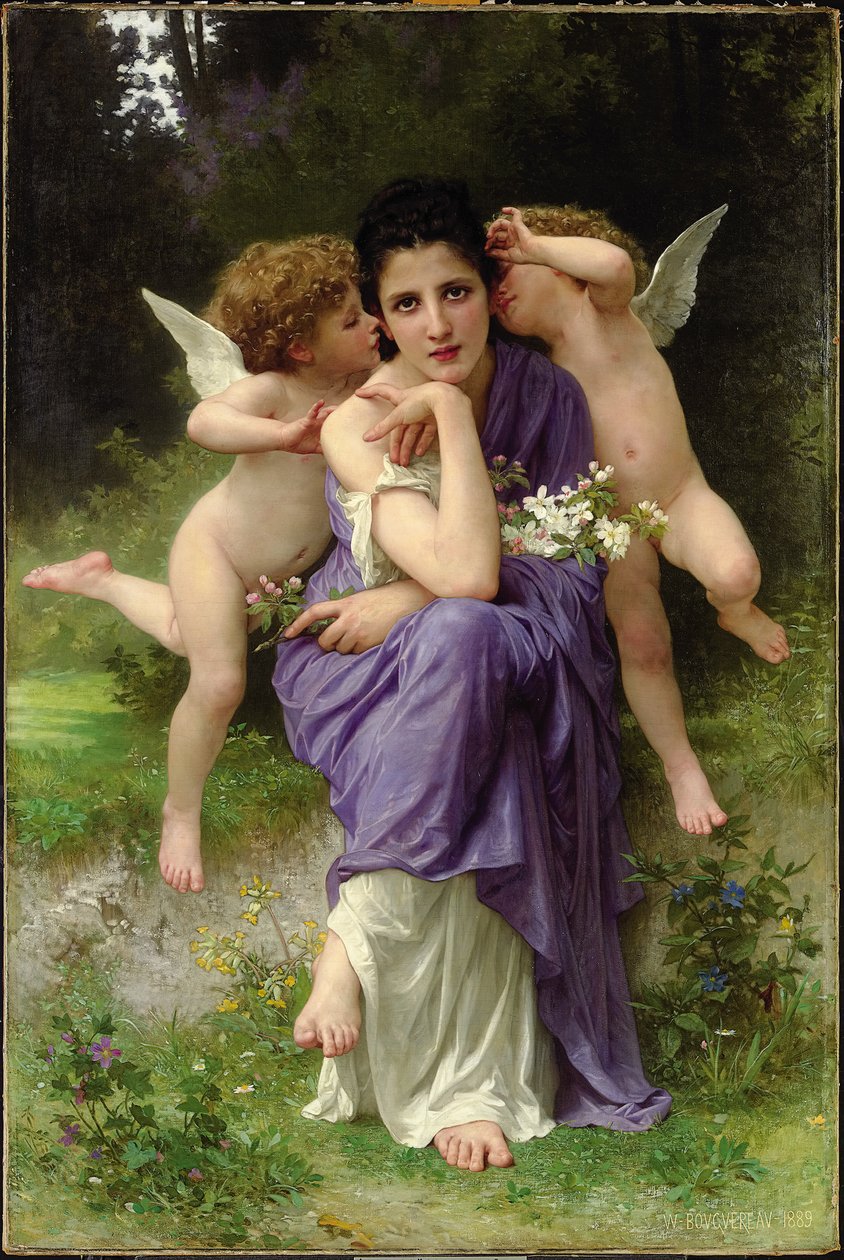 Bahar Şarkıları, 1889 by William Adolphe Bouguereau