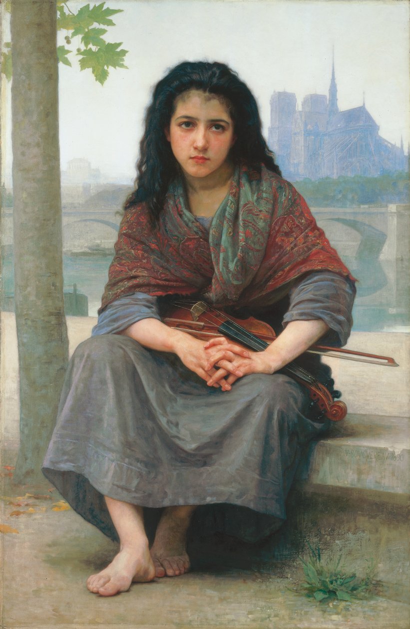 Evsizler, 1890 by William Adolphe Bouguereau