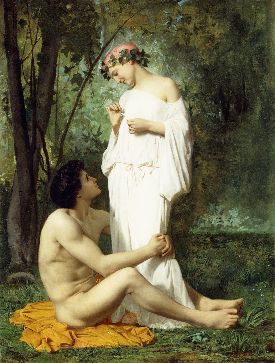 idil, 1851-52 by William Adolphe Bouguereau