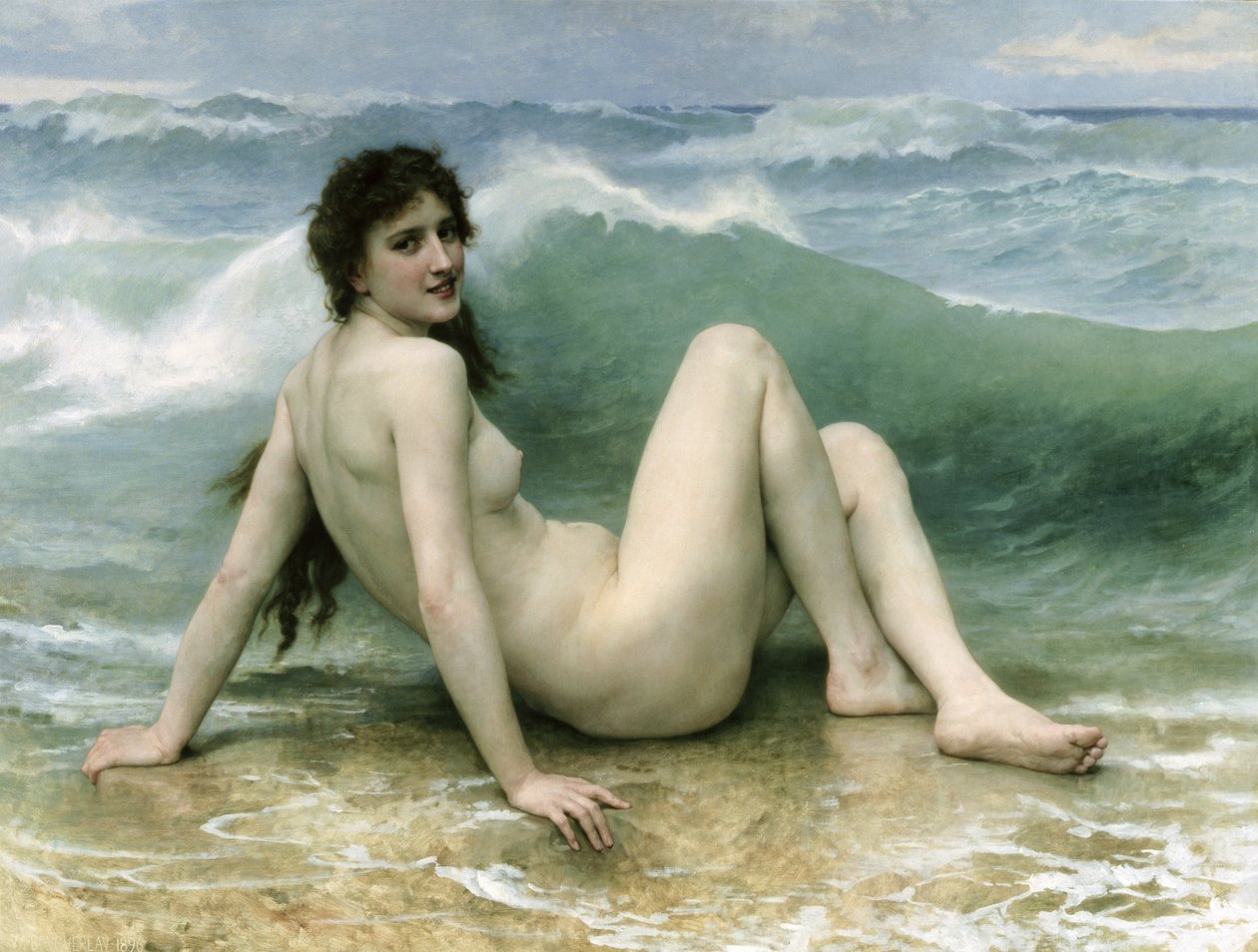 Dalga, 1896 by William Adolphe Bouguereau