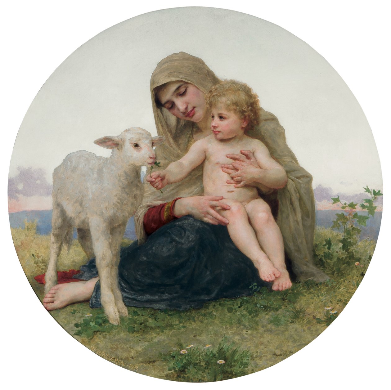 Kuzulu Bakire, 1903 by William Adolphe Bouguereau