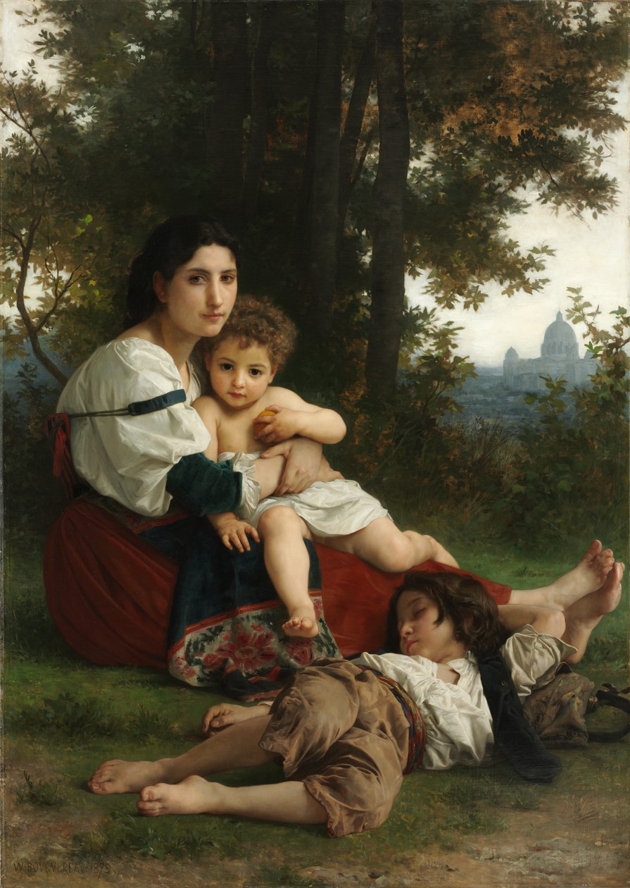 Dinlenme by William Adolphe Bouguereau