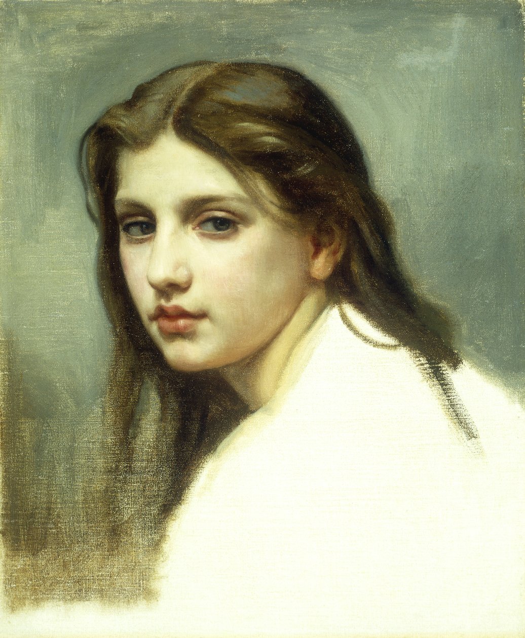 "Baigneuses" için Çalışma, c.1864 by William Adolphe Bouguereau