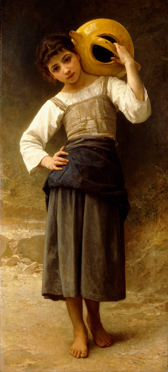 Su Kızı, by William Adolphe Bouguereau