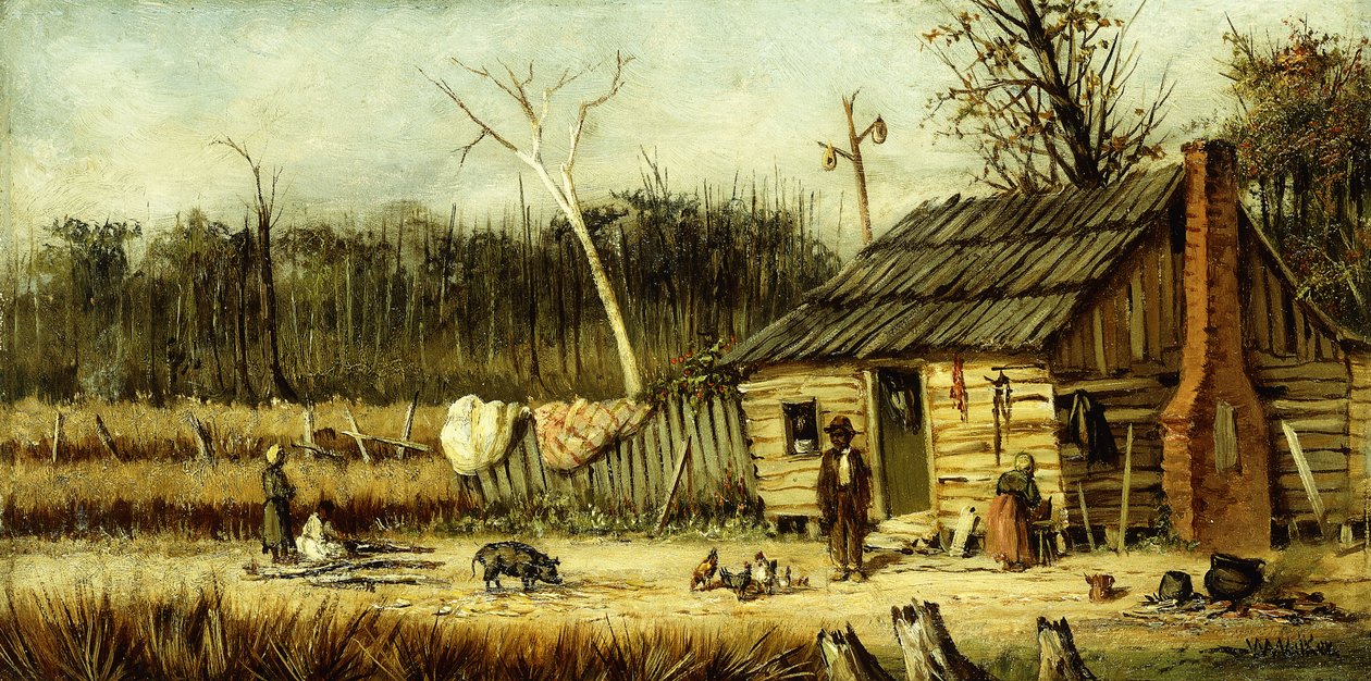 kabin sahnesi, by William Aiken Walker
