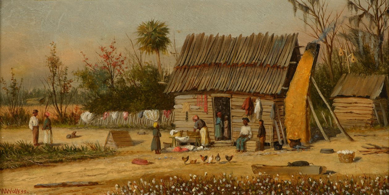 Wash Day, 1890 dolayları (akademi panosundaki yağ) by William Aiken Walker