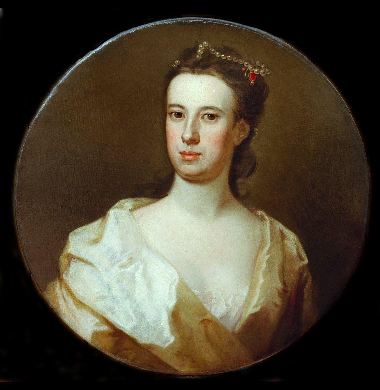 Lady Thanet c.1728 (tuval üzerine yağlıboya) by William Aikman