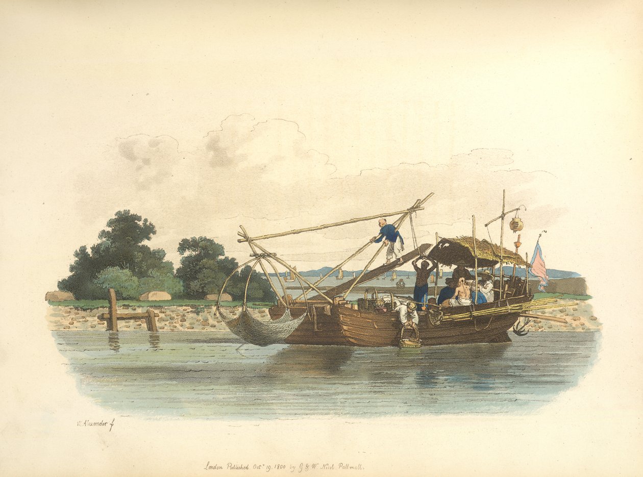 Bir balıkçı teknesi by William Alexander