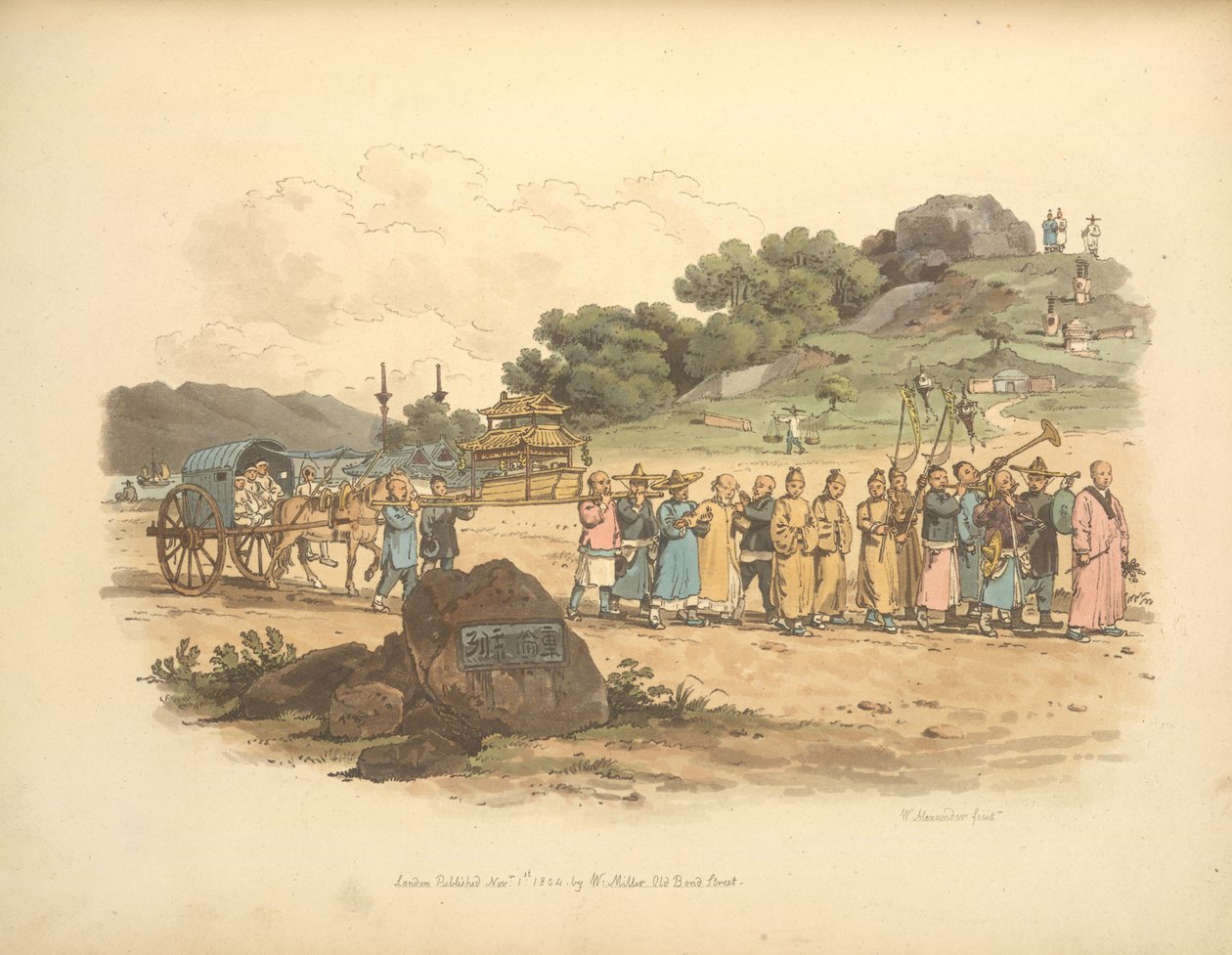 Bir cenaze alayı by William Alexander