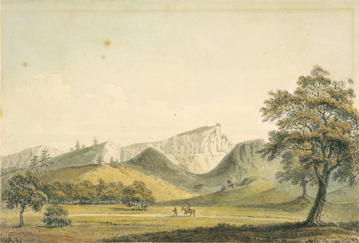 Monterrey nehri yakınında olağanüstü bir dağ by William Alexander