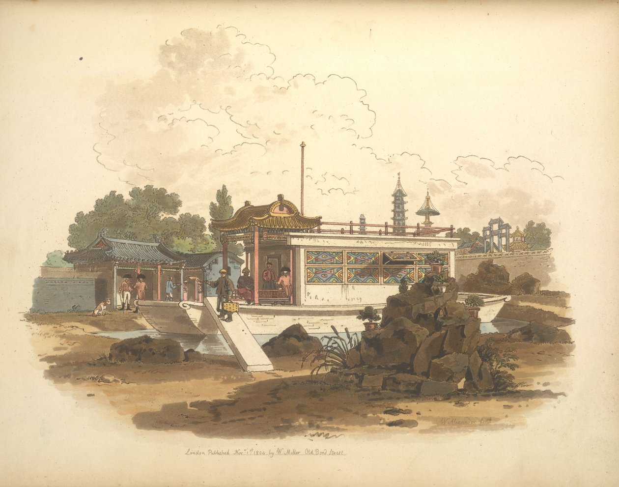 Taş bir bina by William Alexander