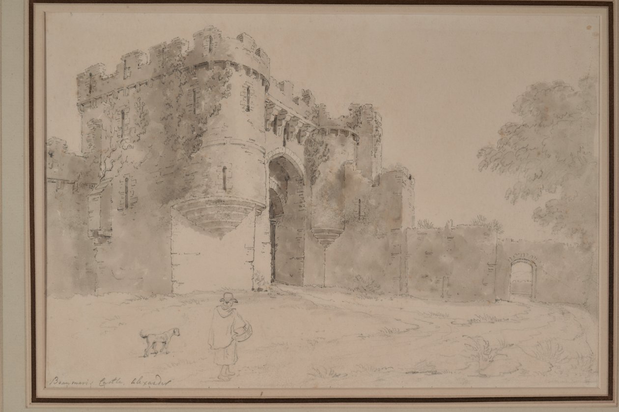 Beaumaris Kalesi, Anglesey by William Alexander
