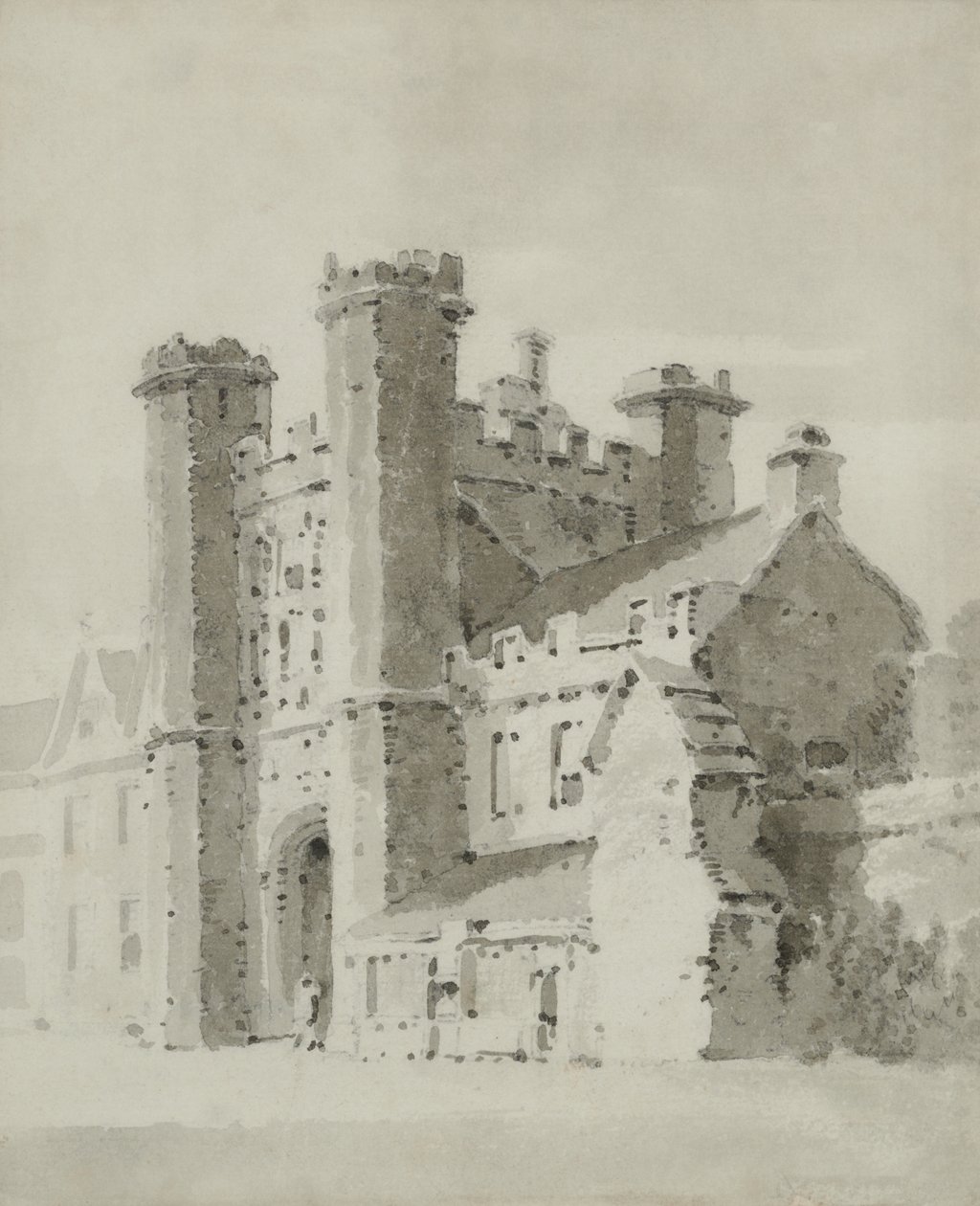 Piskoposlar Sarayı, Wells Katedrali by William Alexander