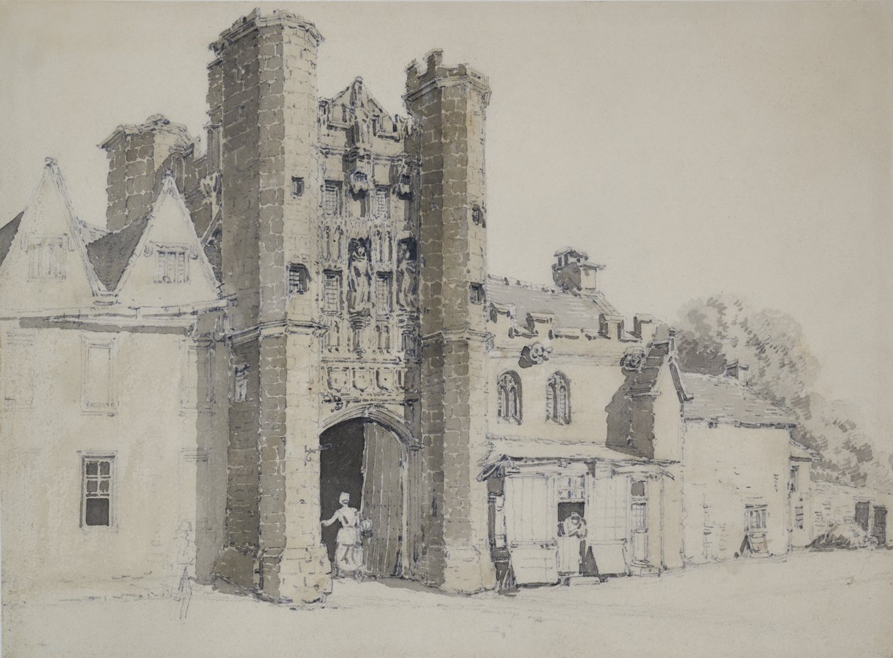 Piskoposlar Sarayı, Wells Katedrali by William Alexander