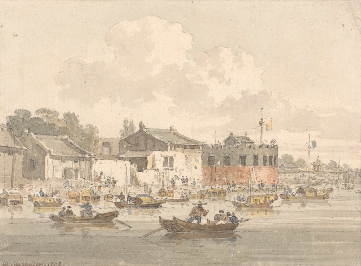 Fabrika Karşısındaki Kale, Kanton by William Alexander
